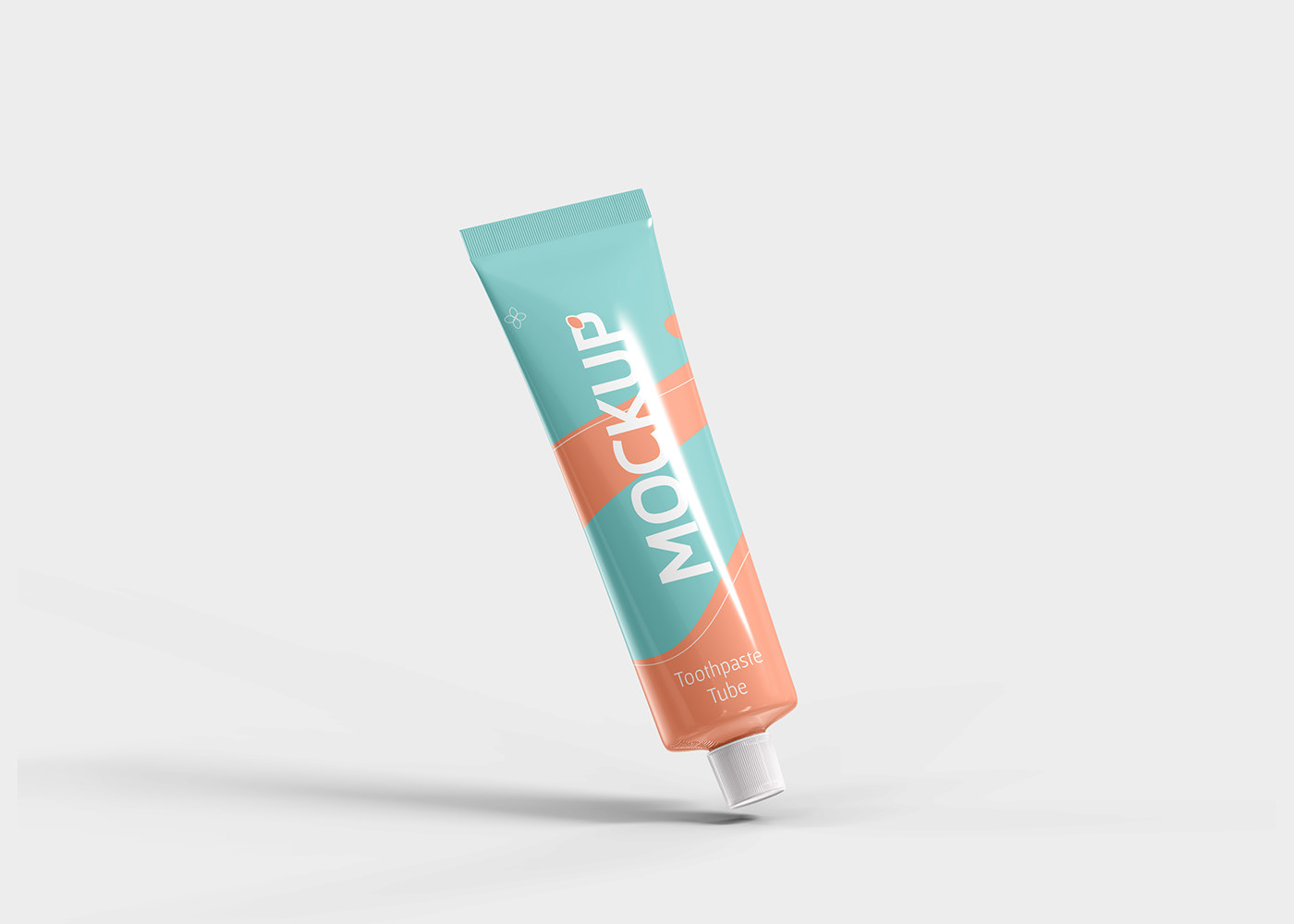 PSD Toothpaste Tube with Box Mockup