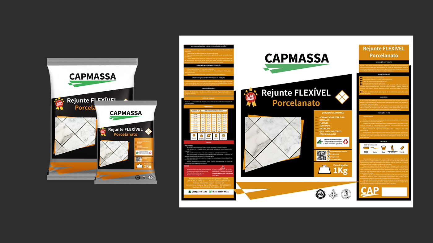 Materiais de construção construção civil design gráfico design identidade visual visual identity Graphic Designer CAPMASSA