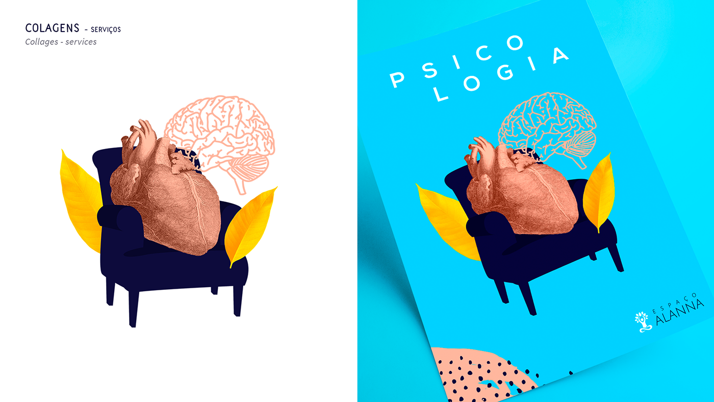 marca logo psicologia psychology astrologia Astrology therapy terapia collage colagem