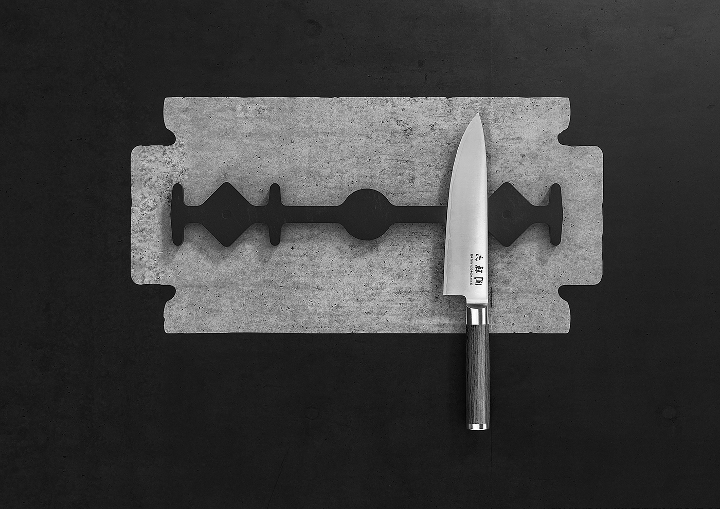 Blade knife magnet