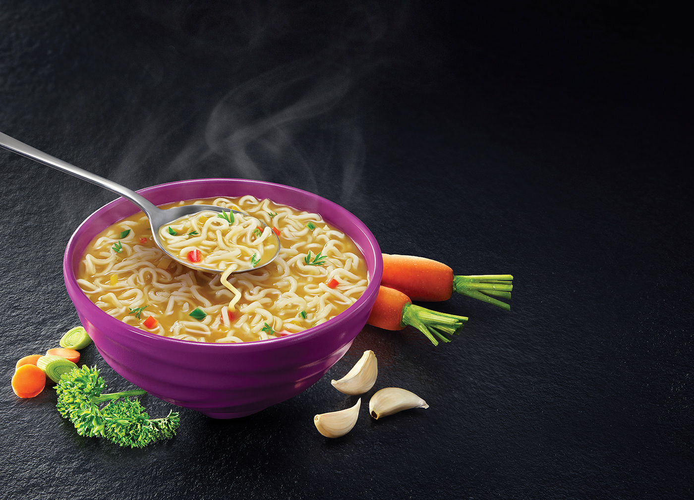 Knorr noodles Lowe Advertising  campaign Food  Photography  Qench