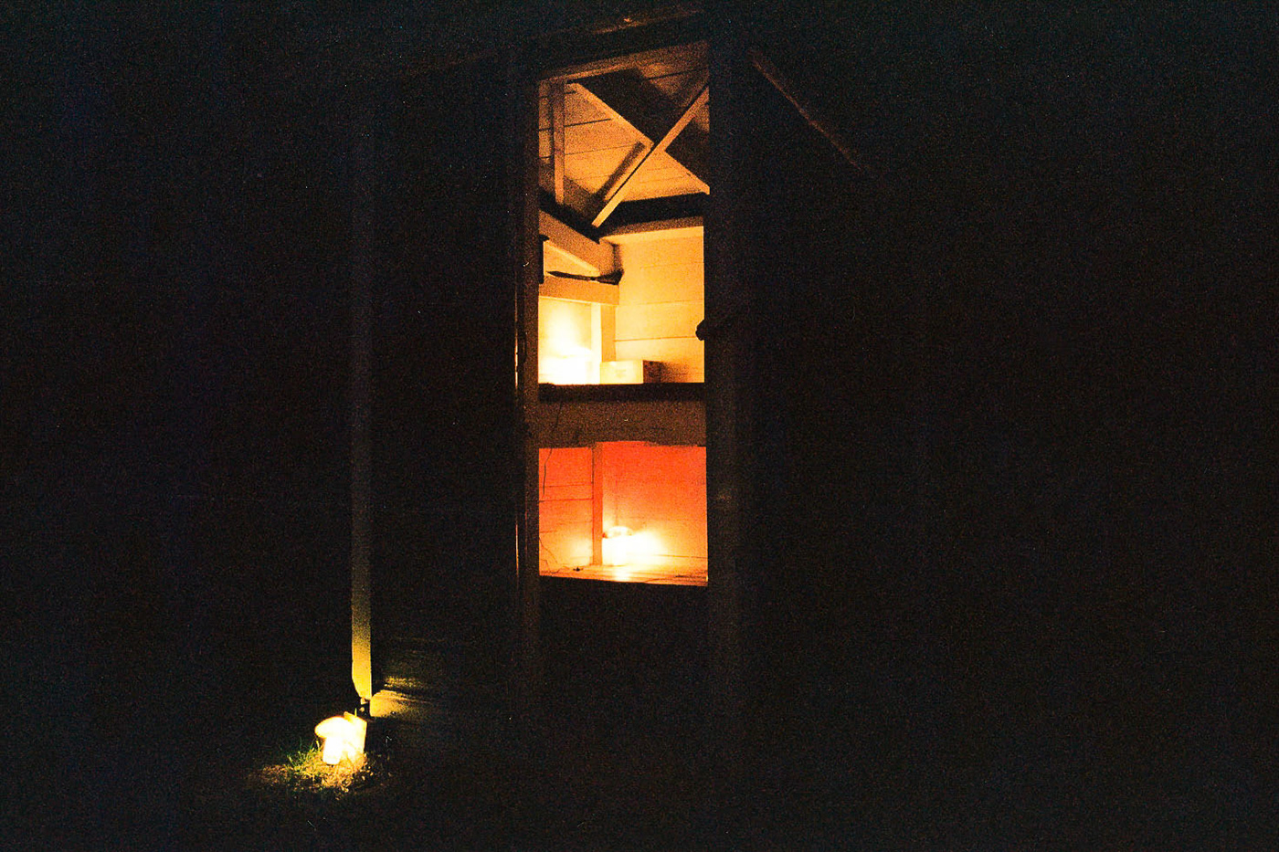 35mm film photography outhouse