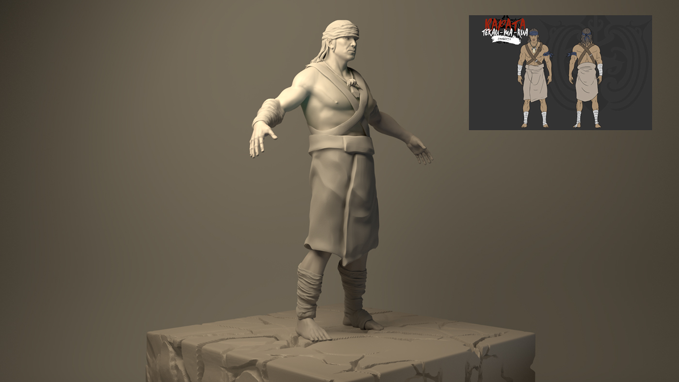 character modeling tribal Character Sculpting
