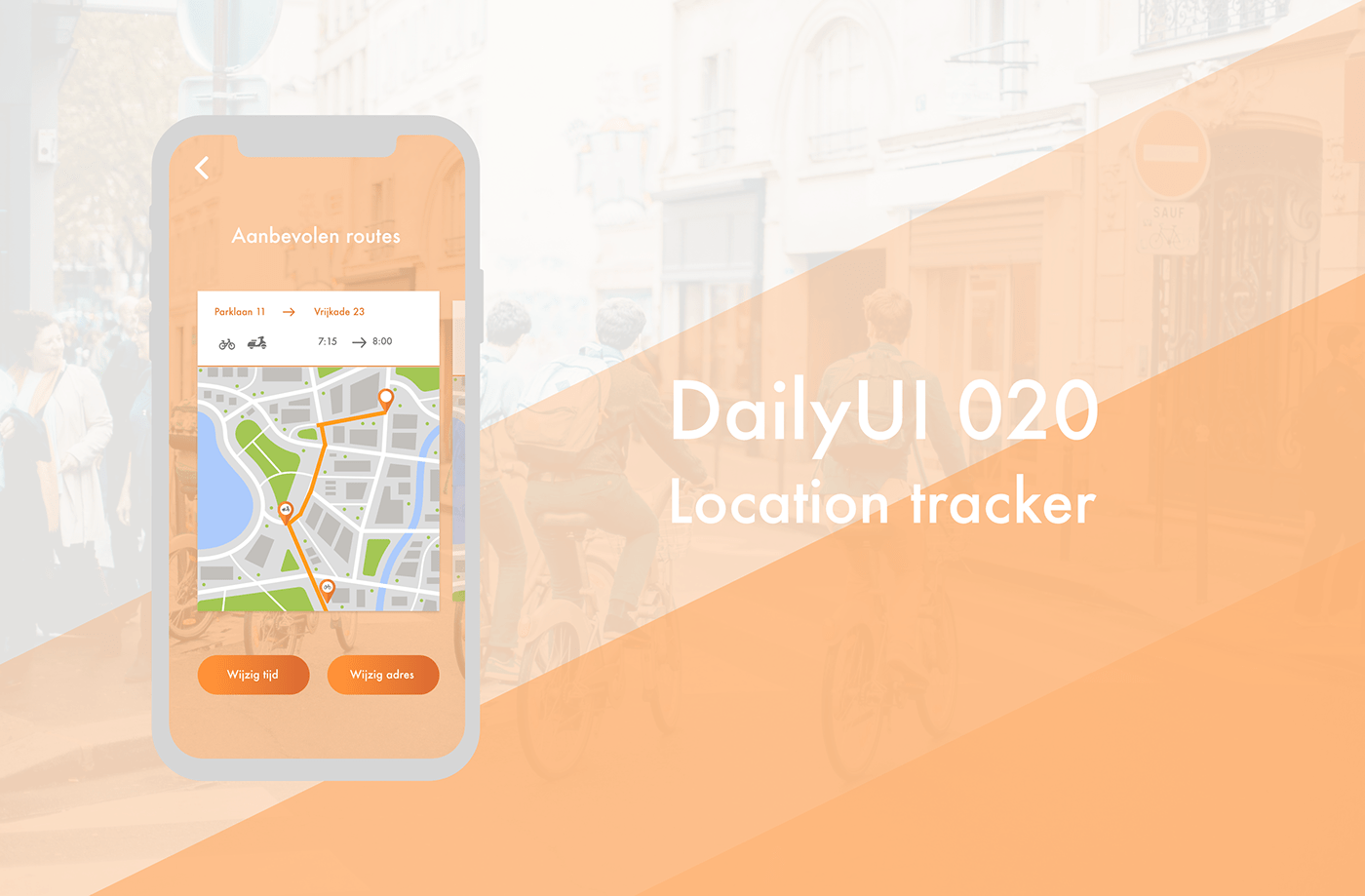 DailyUI design challenge app location Marker tracker dailyui 20