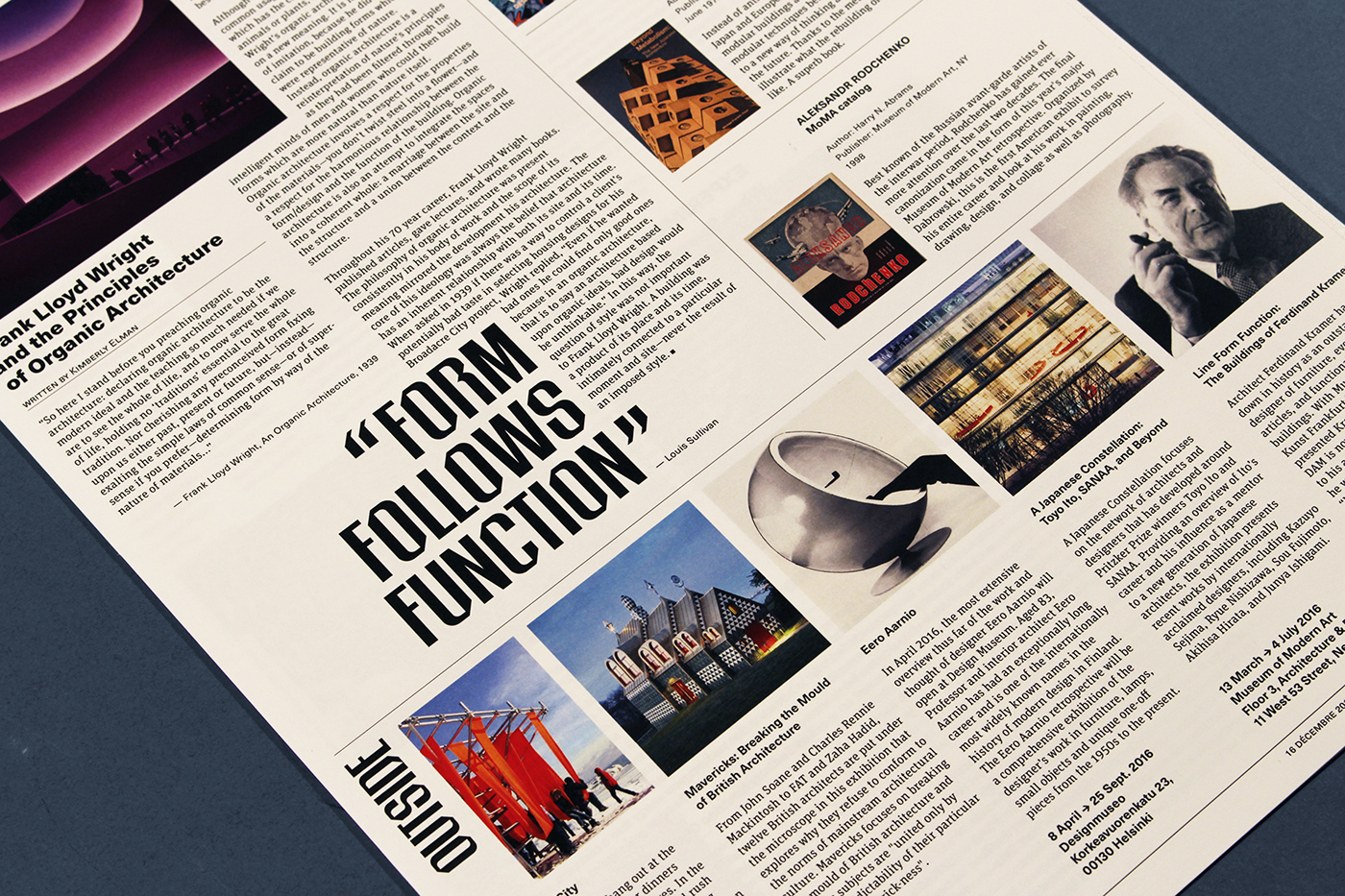 architectural magazine newspaper modern gmtrq penninghen editorial design  Layout print typography  