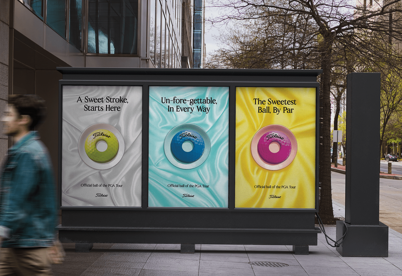 ads Advertising  campaign donut golf marketing   Titleist