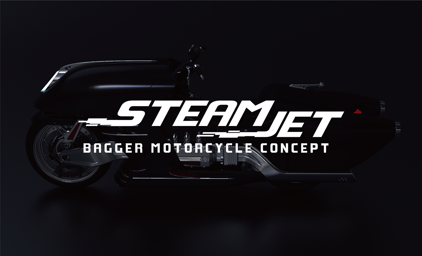 bagger concept dieselpunk motorcycle STEAMPUNK