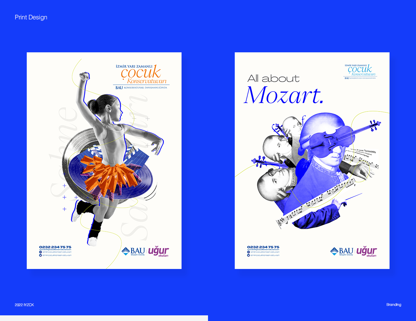 art music conservatory visual identity brand identity design drama photoshop graphicdesign arteducation