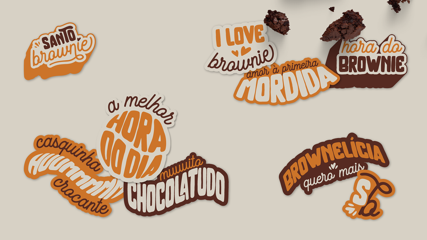 design brand identity Logotype logo Logo Design Logotipo brownie chocolate Brand Design adobe illustrator