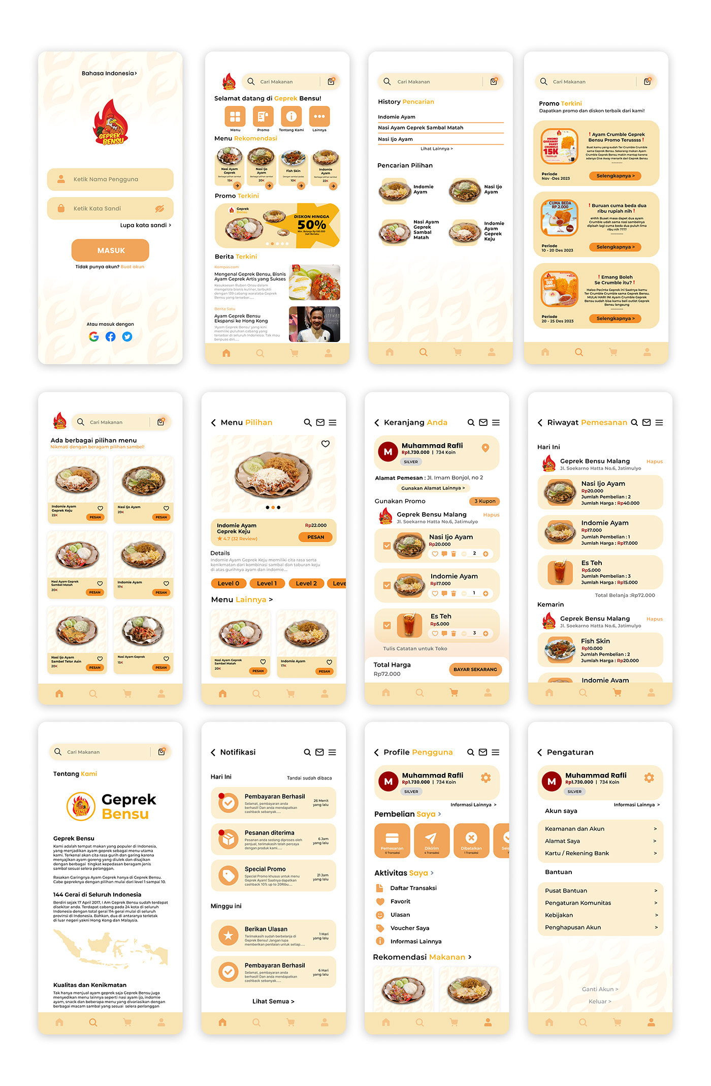 Food  restaurant Fast food UI/UX Web Design  user interface Mobile app Figma Website ui design