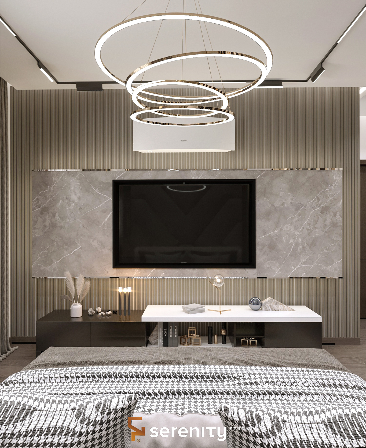 3ds max architecture corona interior design  master bedroom modern visualization
