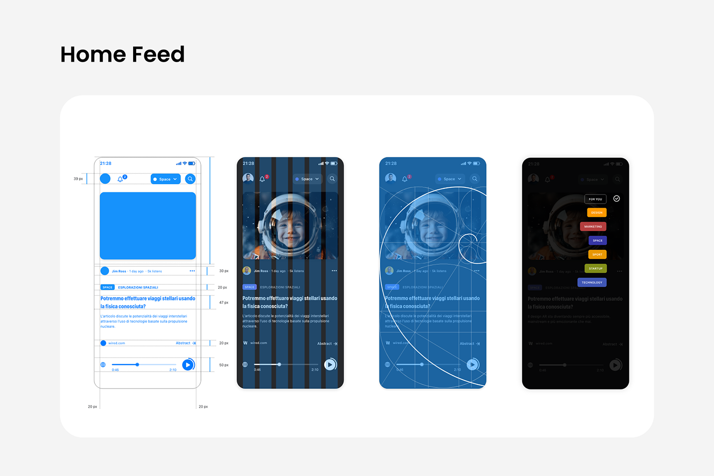 Mobile app ui design user interface Voice Over ai generative ai