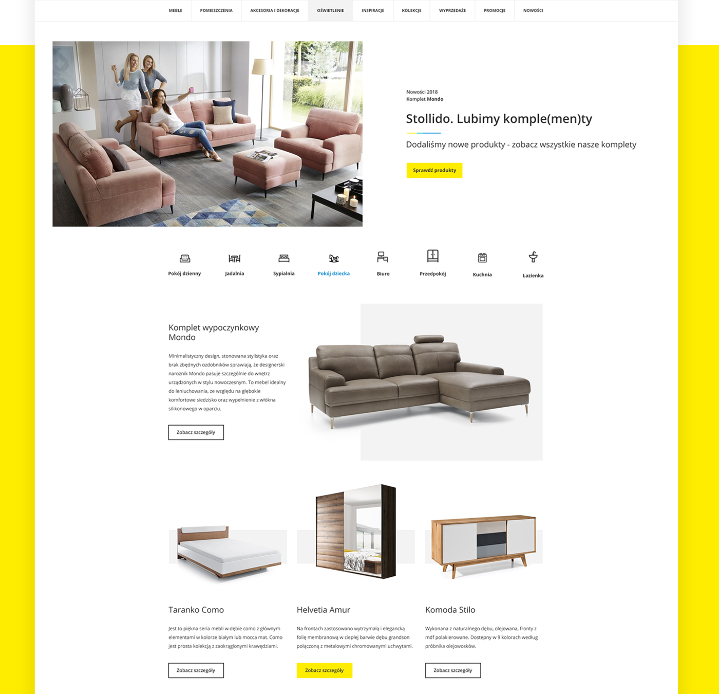 furniture Web www design development ux UI ikea branding 