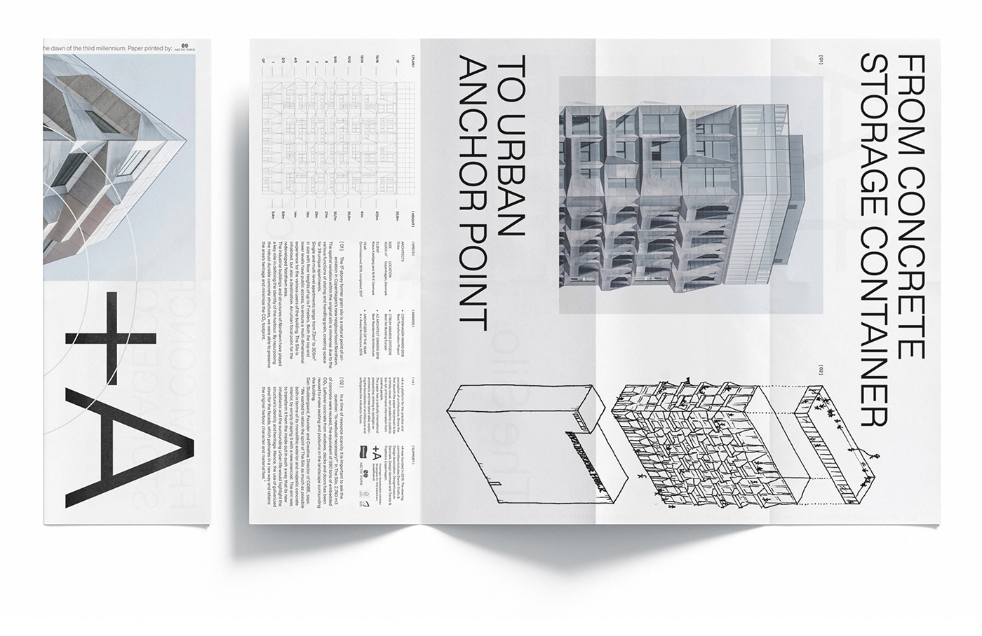 architecture book design copenhagen Danish Design editorial design  folder graphic design  print print design 