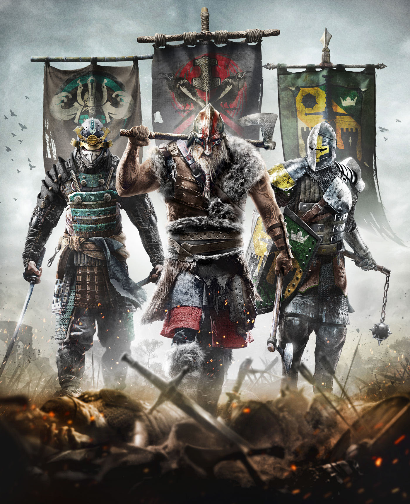Created iconic imagery for the For Honor video game. 