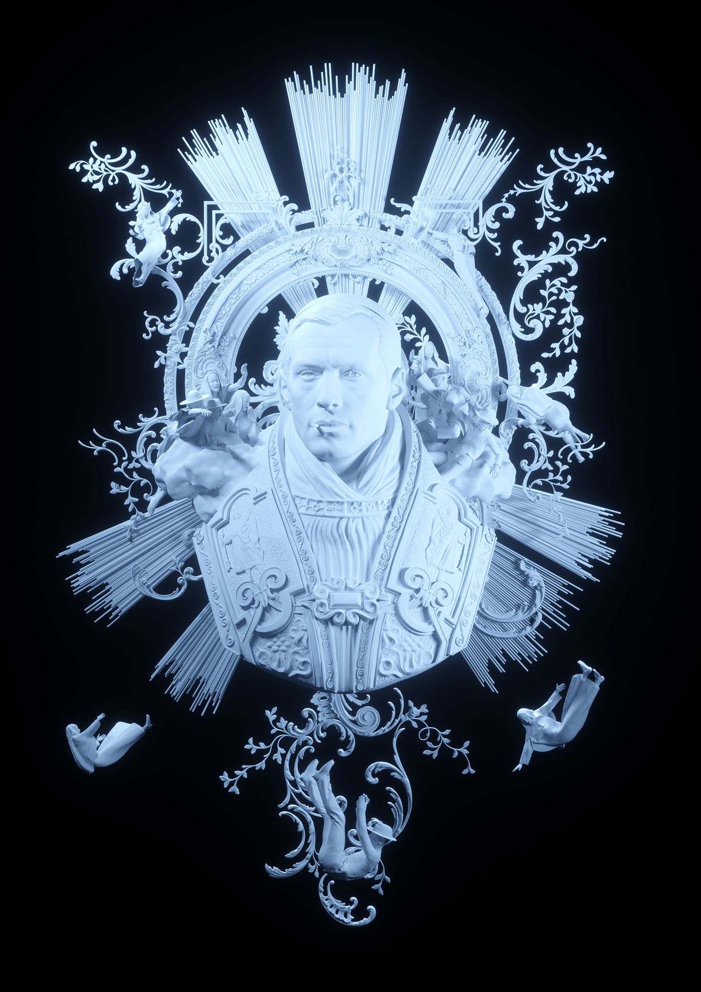 The Young Pope octane cinema 4d Pope jude law