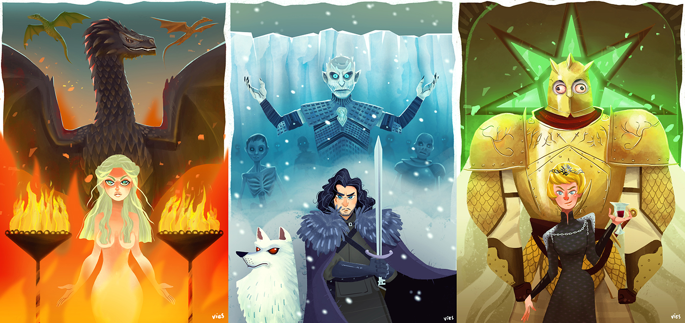 a-song-of-ice-and-fire-on-behance