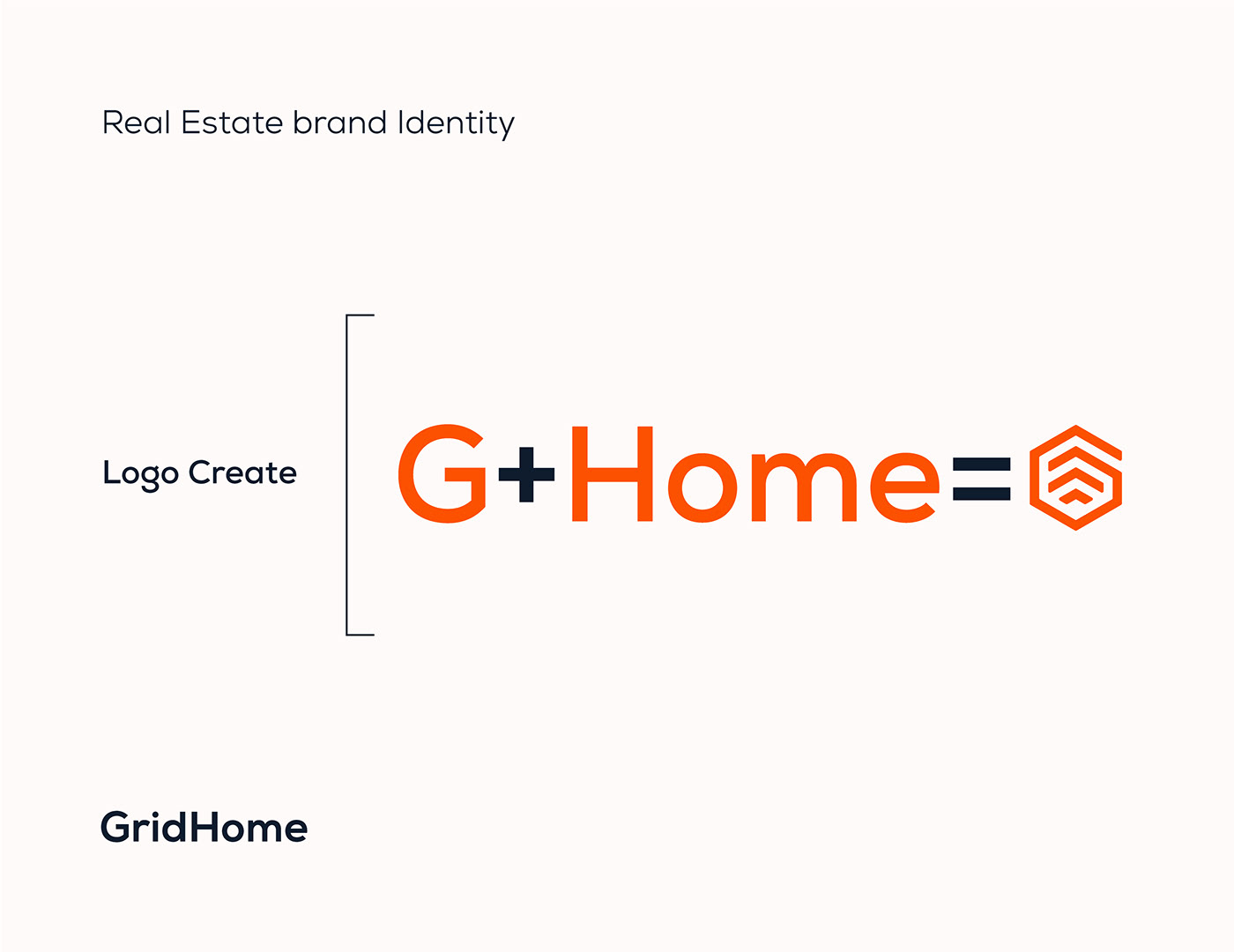 best logo realstate logo unique logo construction logo Home Logo House Logo brand identity Logotype Brand Design gridhome logo