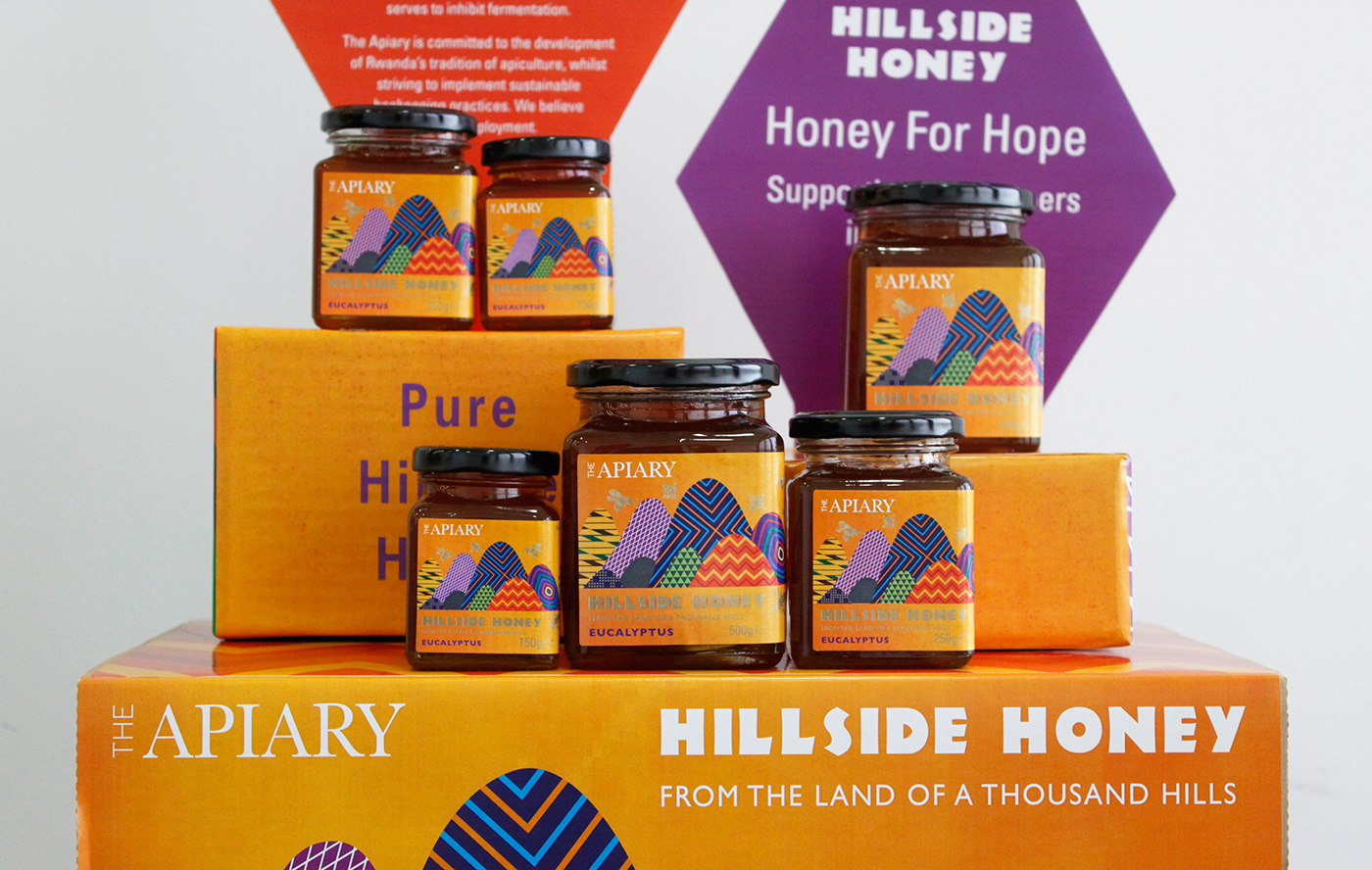 honey The Apiary apiary bee bee keeper Rwanda africa product Health