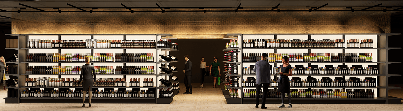 wine winery architecture interior design  Render 3D visualization modern archviz