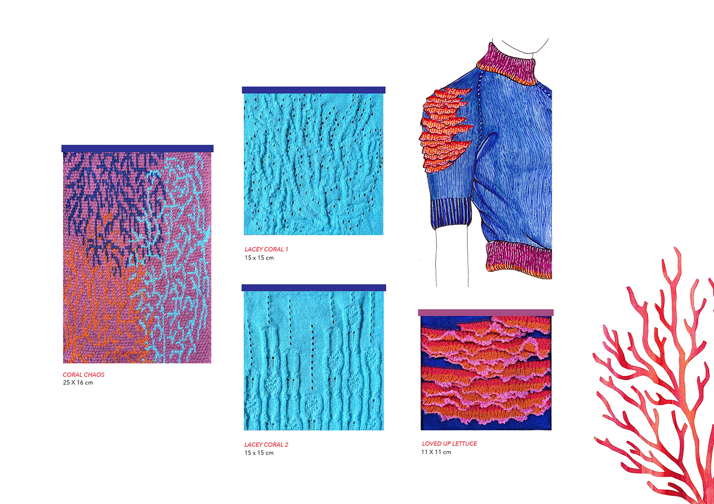 CoralReef knit textile