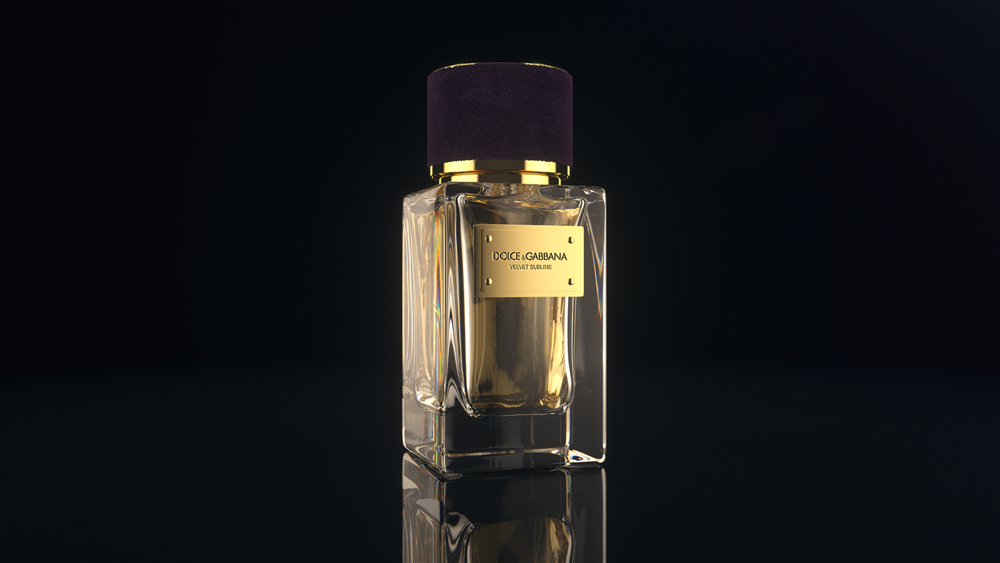 D&G Maya Maxwell Render mental ray photoshop FMCG Fragrance perfume product visualization Render