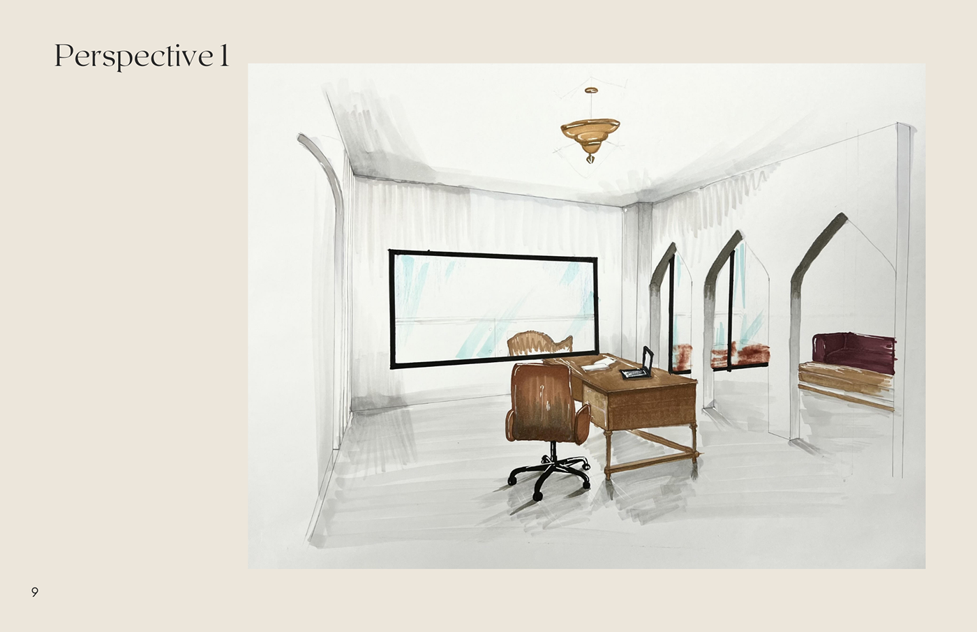 Boutique Hotel concept art digital visualization interior design  modern morroco Logo Design brand identity rendering
