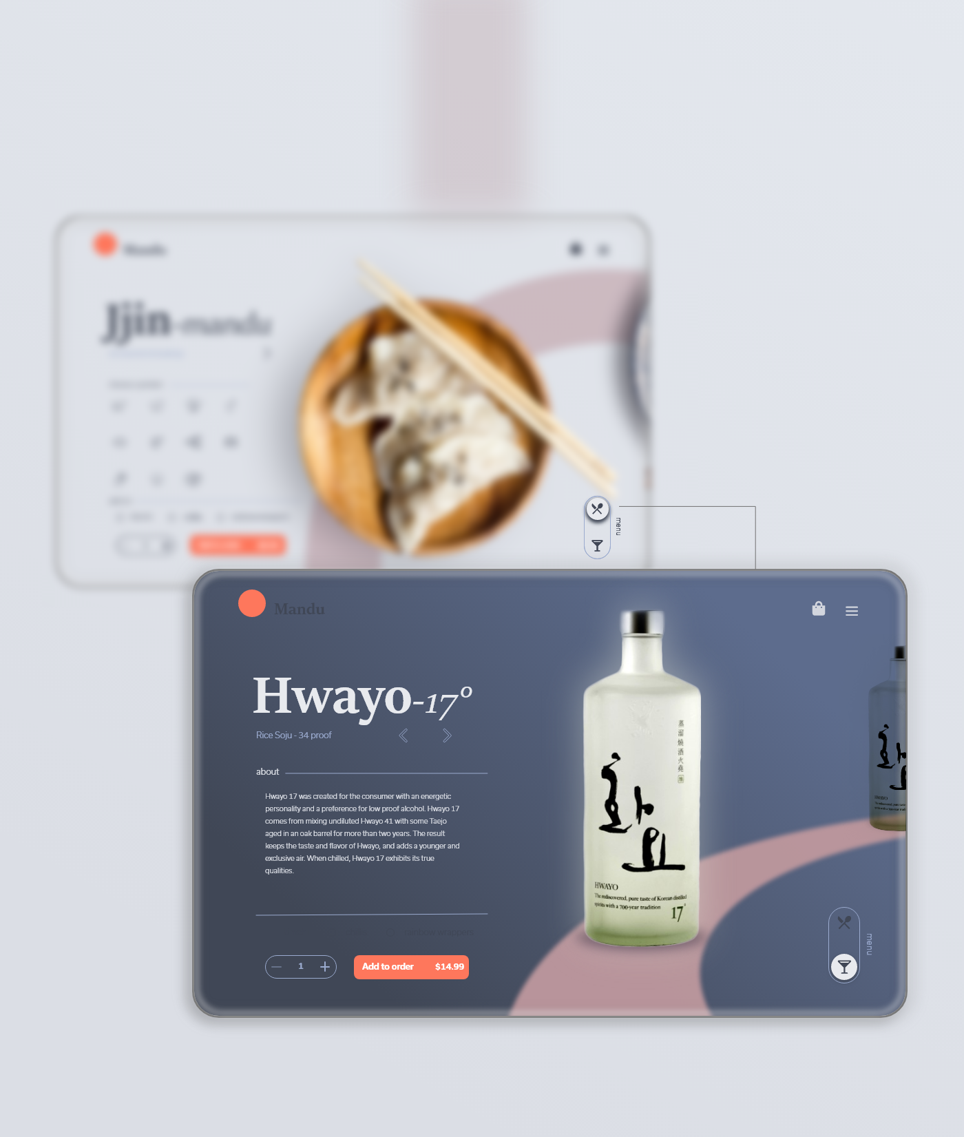 #UI clean Ecommerce Food  interaction Interface shop ux