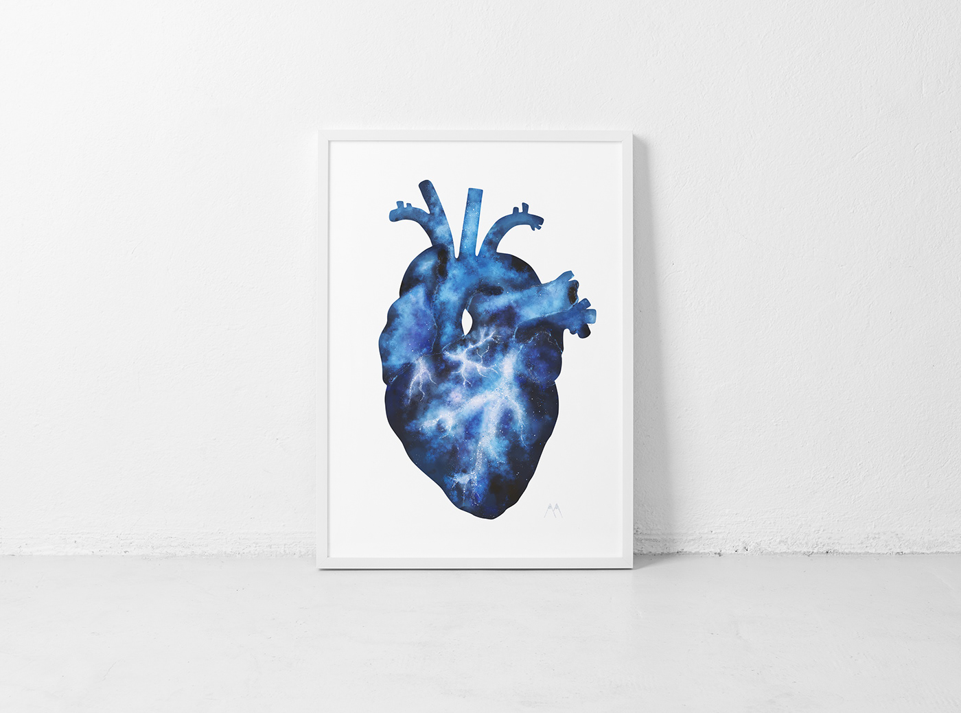 a3 cosmos free download galaxy heart Space  thank you anatomic heart poster Adobe Portfolio
