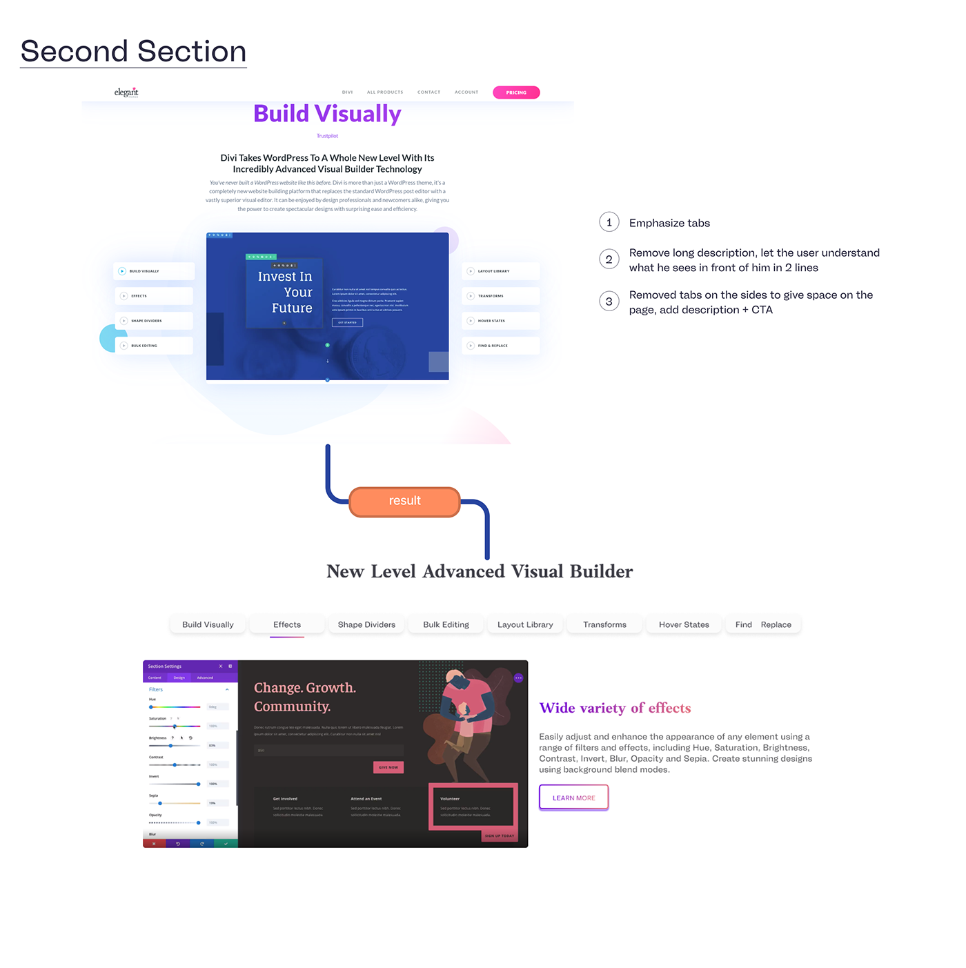 clean design Figma Illustrator Interface landing page onepage Style visual identity Webdesign