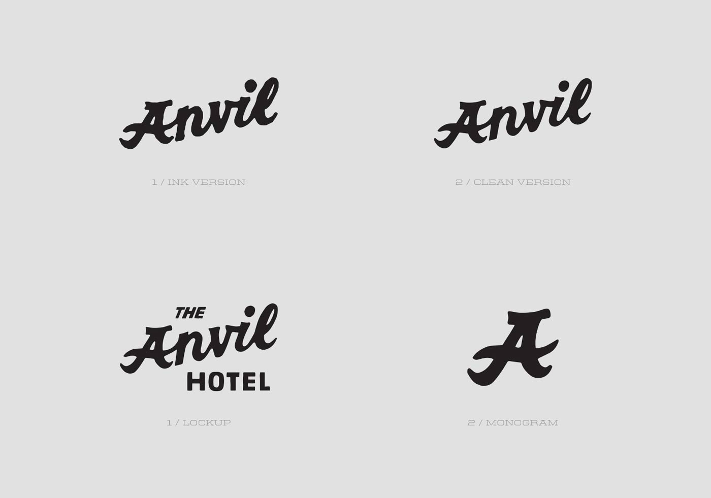 jon contino Contino Jon Contino Studio Anvil Hotel The Anvil Hotel branding  brand identity Logo Design Hotel Branding