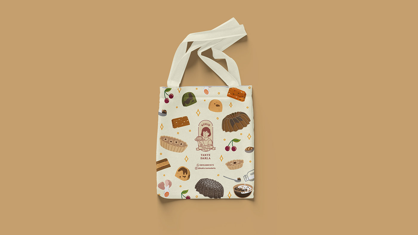 cake Collateral cookies How to Consume ILLUSTRATION  menu merchandise Tote Bag typrist