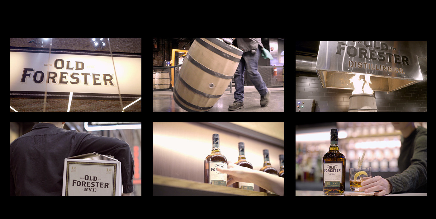 Advertising  art direction  campaign liquor rye branding  new media Editing  motion
