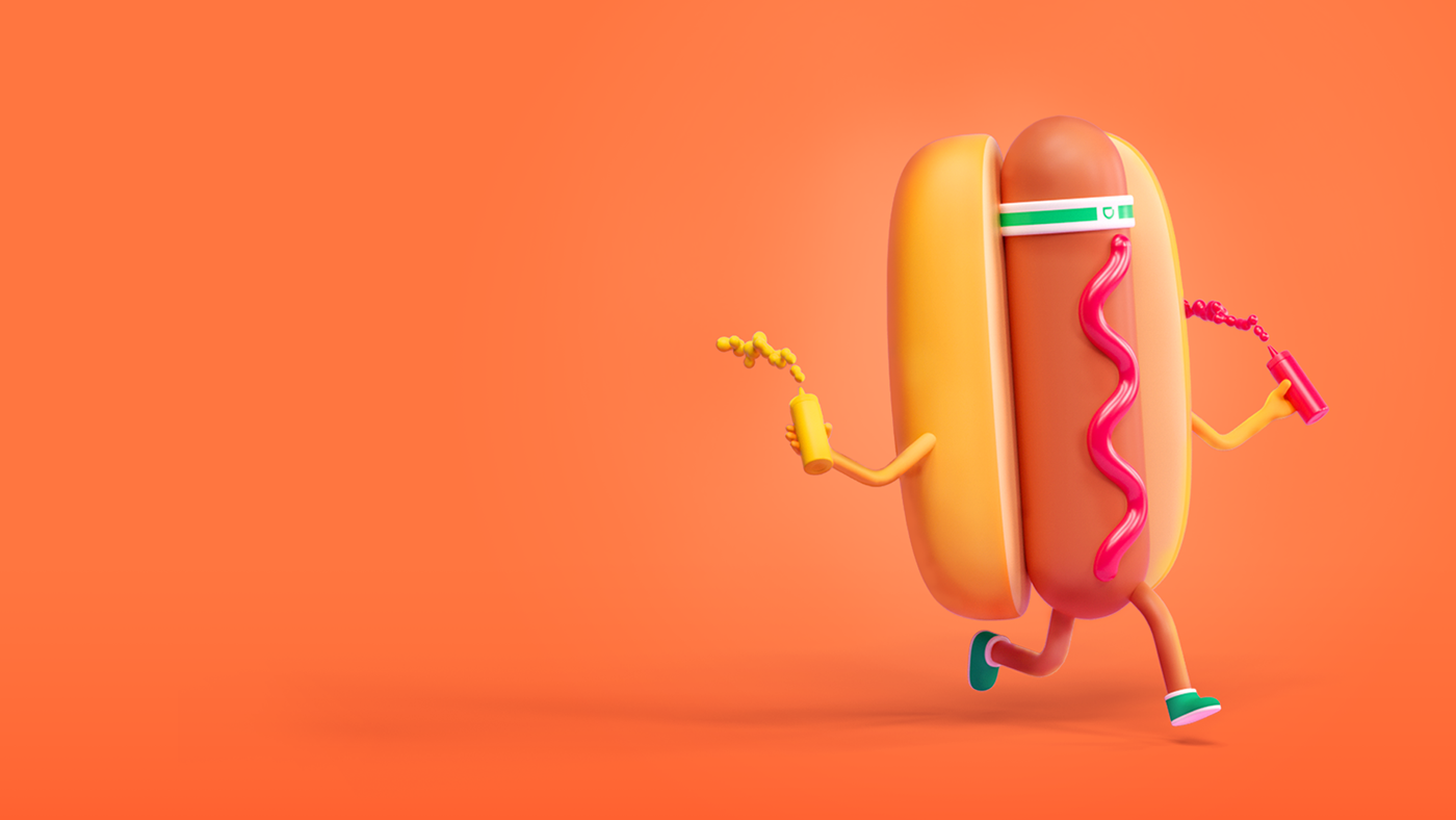 3D Advertising  brand Food  ILLUSTRATION  photoshop publicidad food character Character design  design