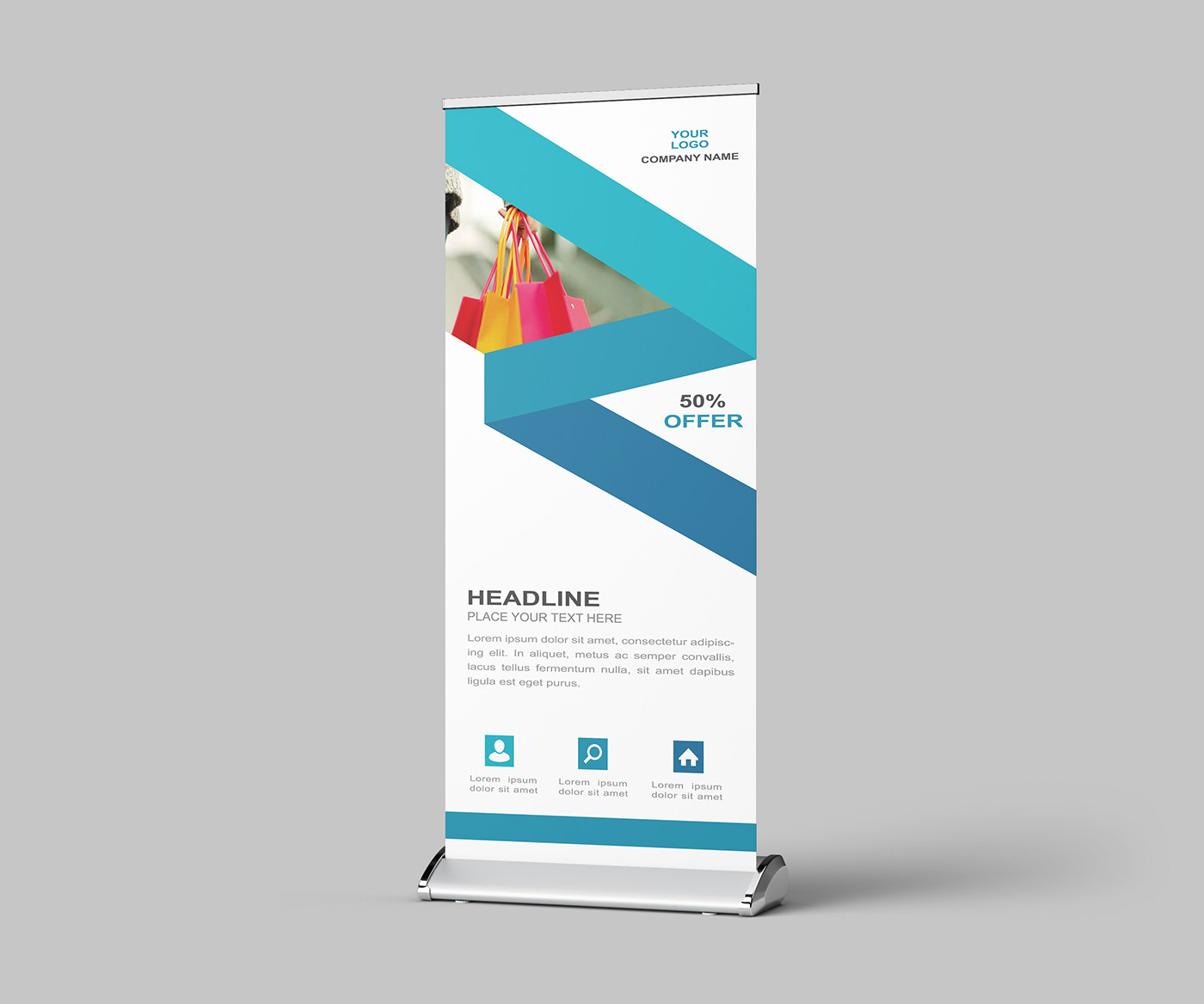 Banner Deign brochure design Flyer Design Logo Design Modern Design customer service roll up banner Tri-fold Banner