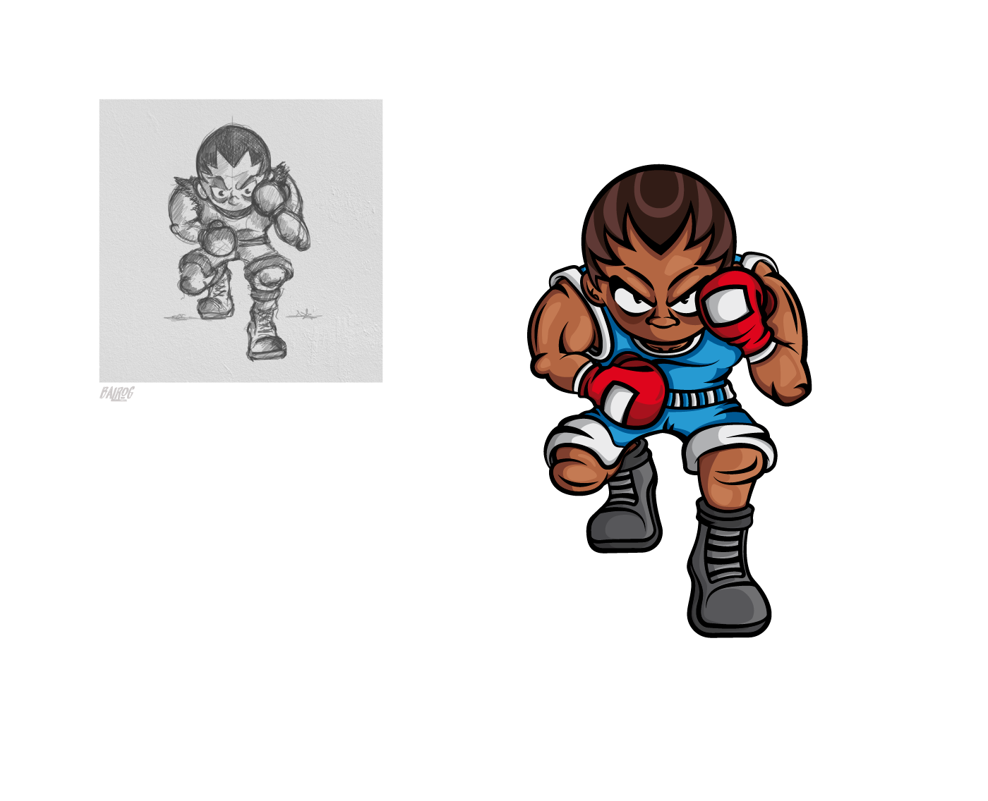 luchador callejero diseño de personajes dibujos animados arte de Fan capcom videojuegos sticker ILLUSTRATION  sketches