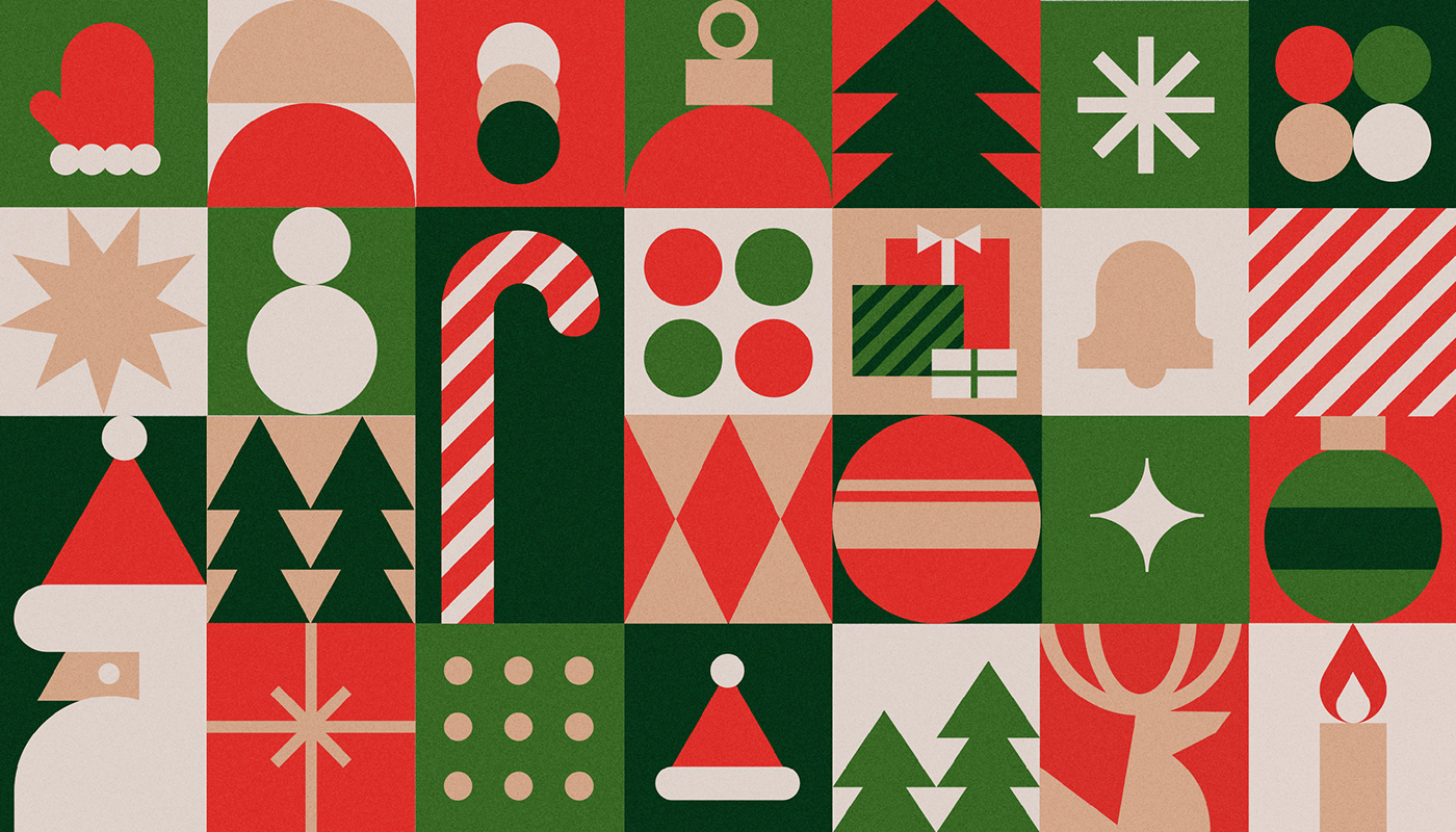 Adobe Dimension adobe illustrator christmas packaging festive ILLUSTRATION  new year packaging design pattern Simple Illustration xmas