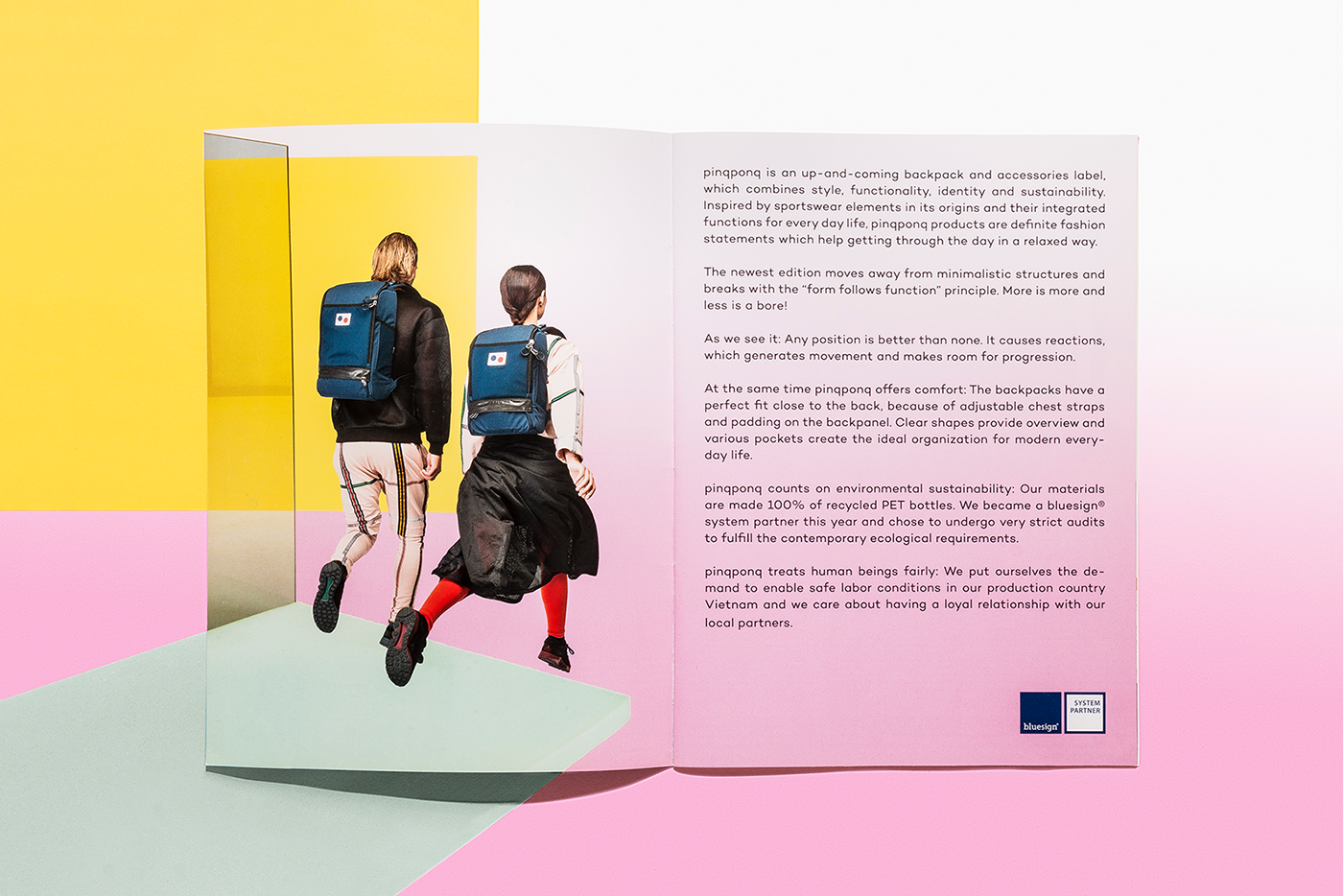 #madebymake editorial Lookbook Fashion  design backpack