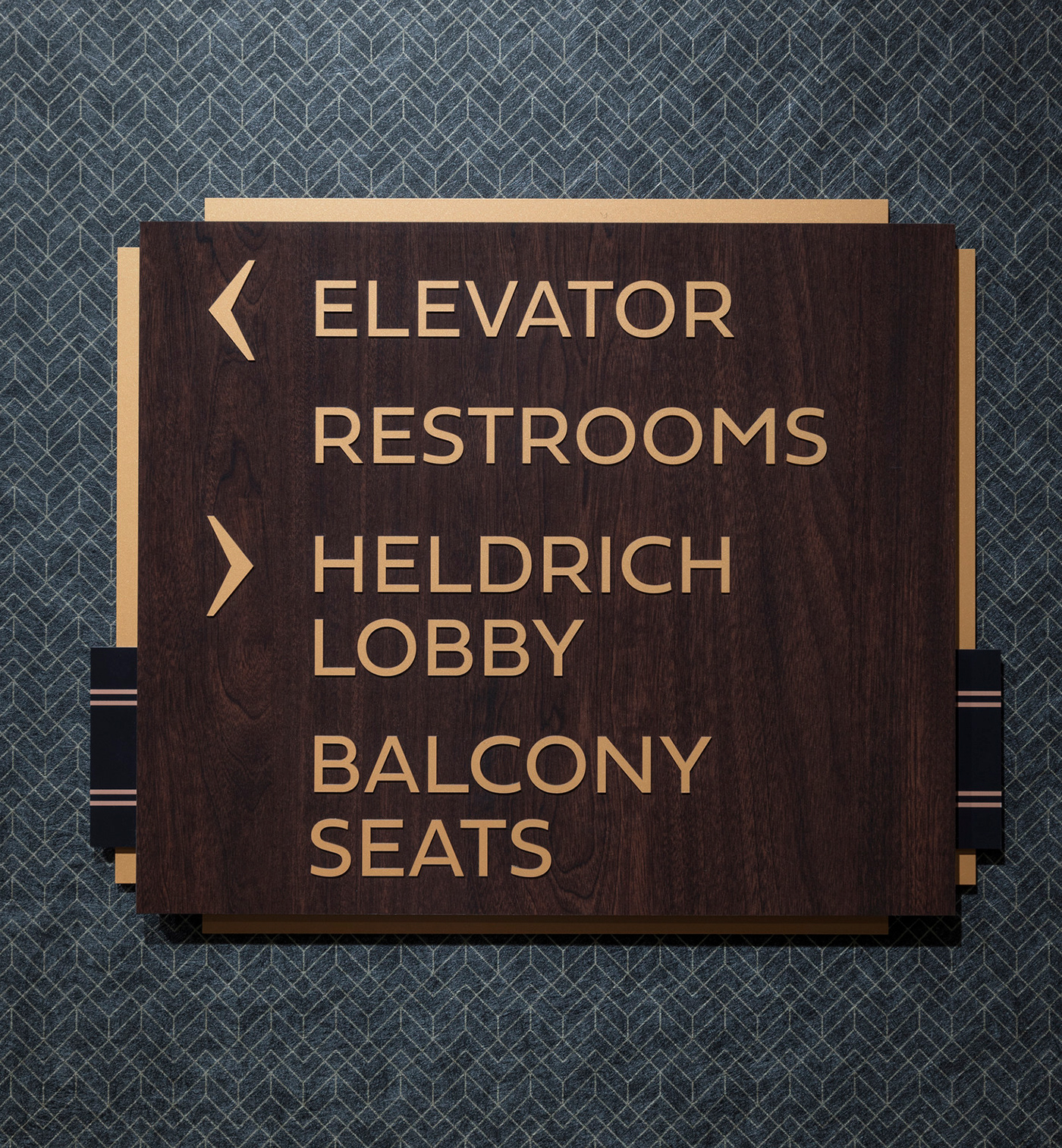 Donor Program Experiential design sign Signage Theatre wayfinding Icon New York Patterns