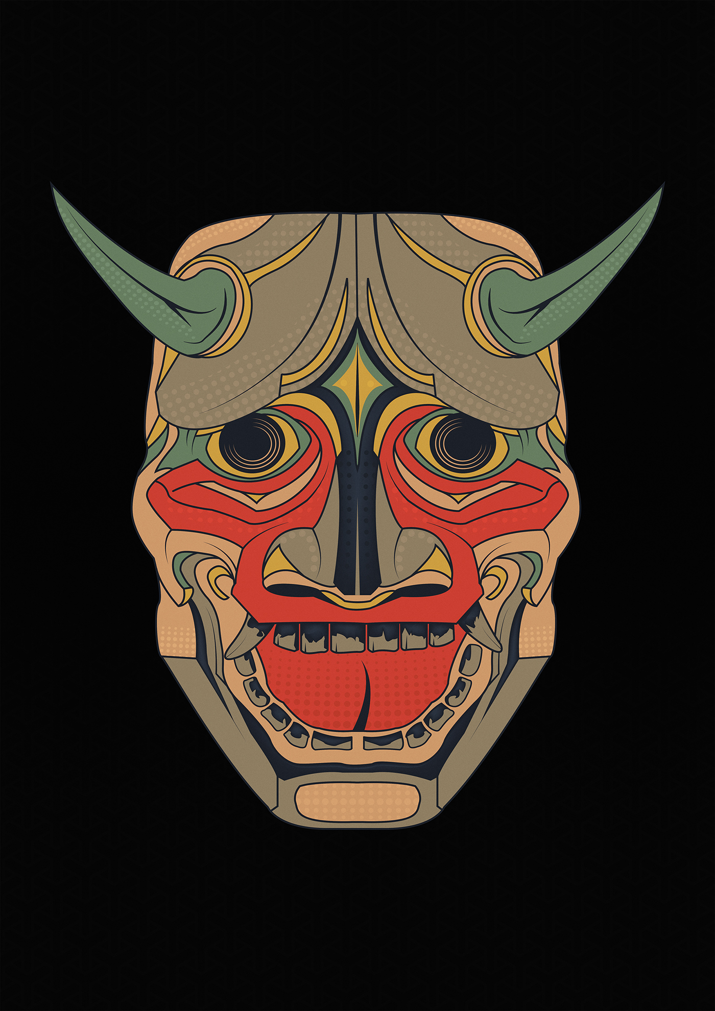 Hannya mask htwg konstanz htwg-konstanz design japan asian traditional