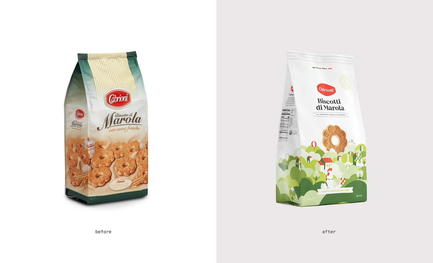 ILLUSTRATION  kids biscuits Landscape vector digital monochrome Packaging child Food 