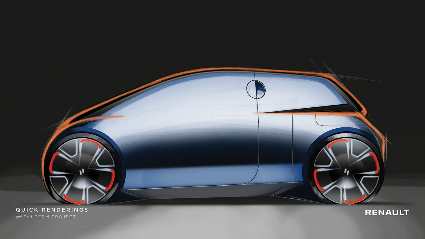 automotive   Automotive design car car design industrial design  portfolio renault sketch transportation Transportation Design