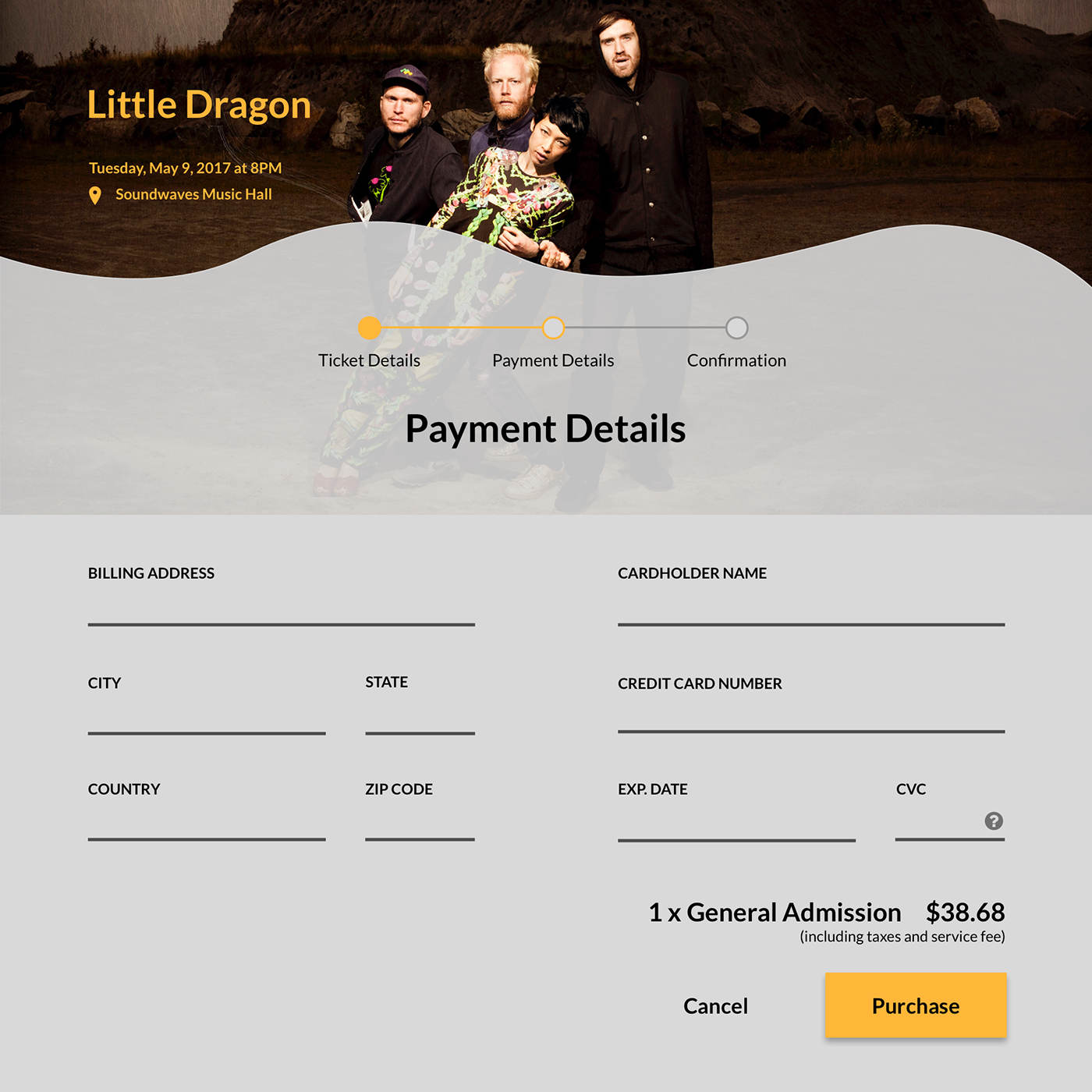 UI ux User Experience Design user interface design Credit Card Checkout Web Design 