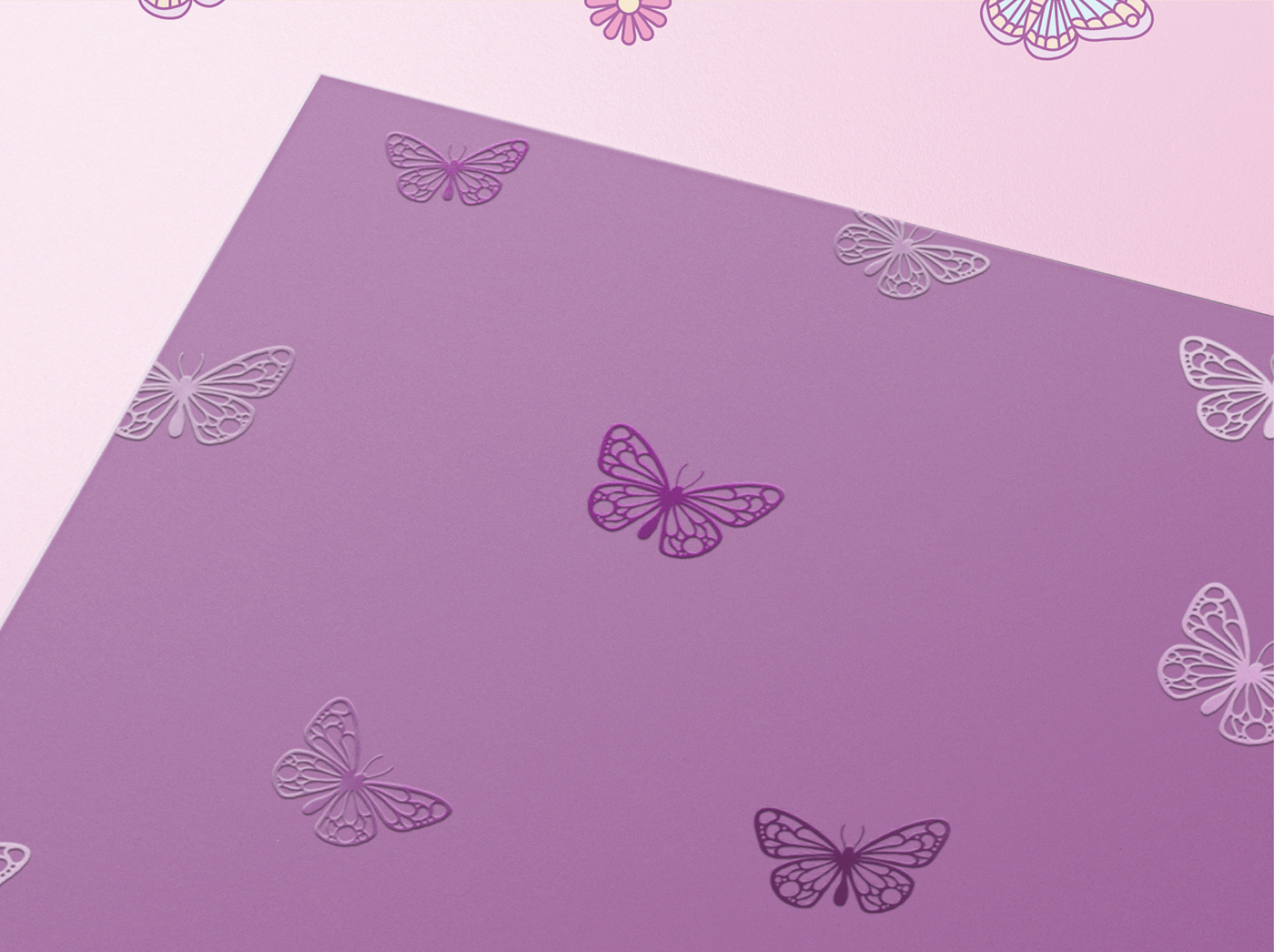butterfly carpetas digital illustration Magic   mariposa notebook cover pattern Stationary design Stationery universe