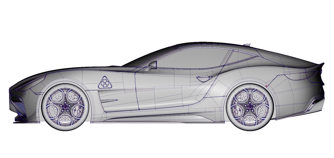 Alias ketshot alfa romeo coupe 3D 3dmodeling concept car