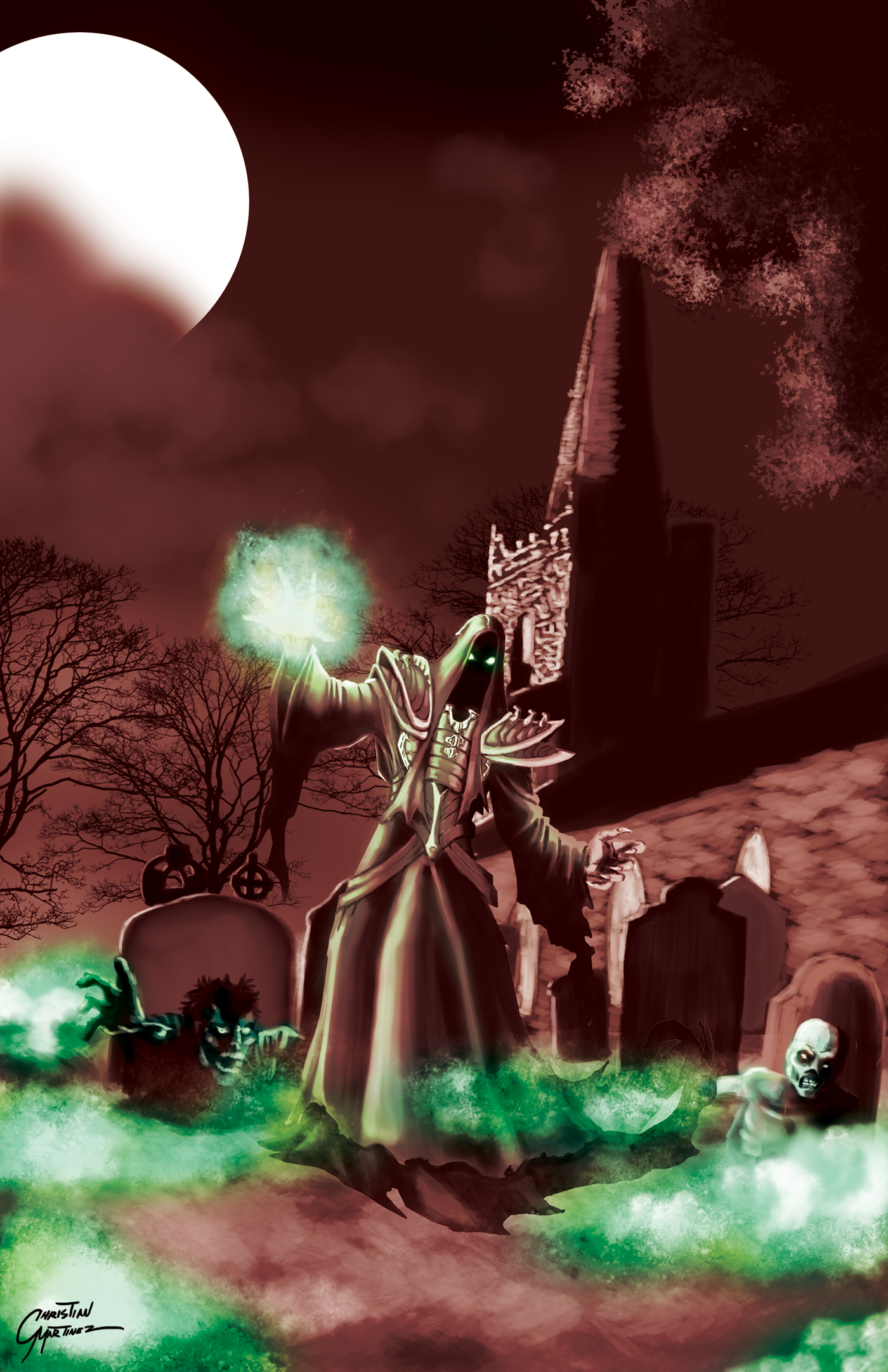 horror ILLUSTRATION  dnd Dungeons and Dragons book illustration digital painting fantasy