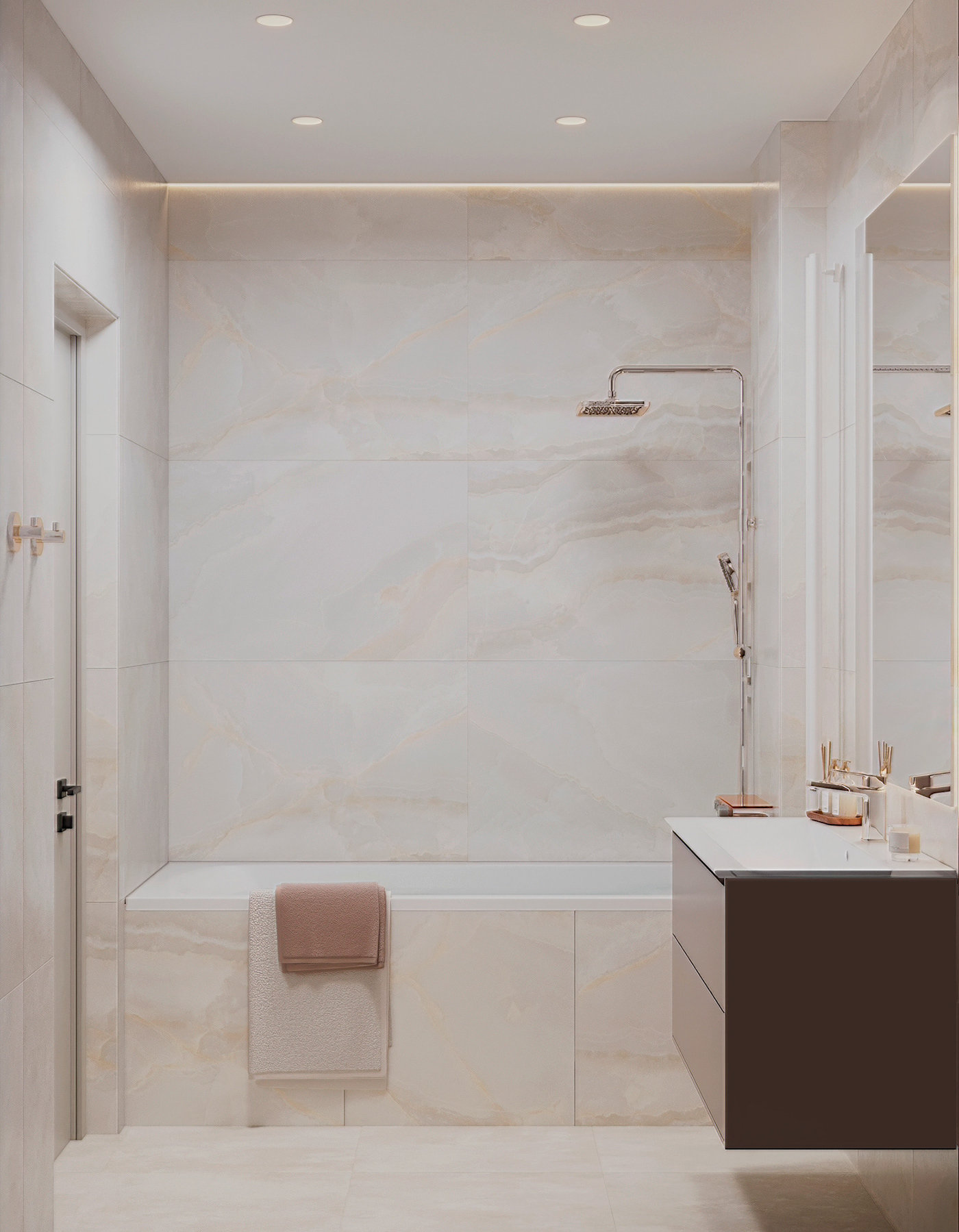SHOWER bathroom visualization interior design  3ds max corona archviz modern design