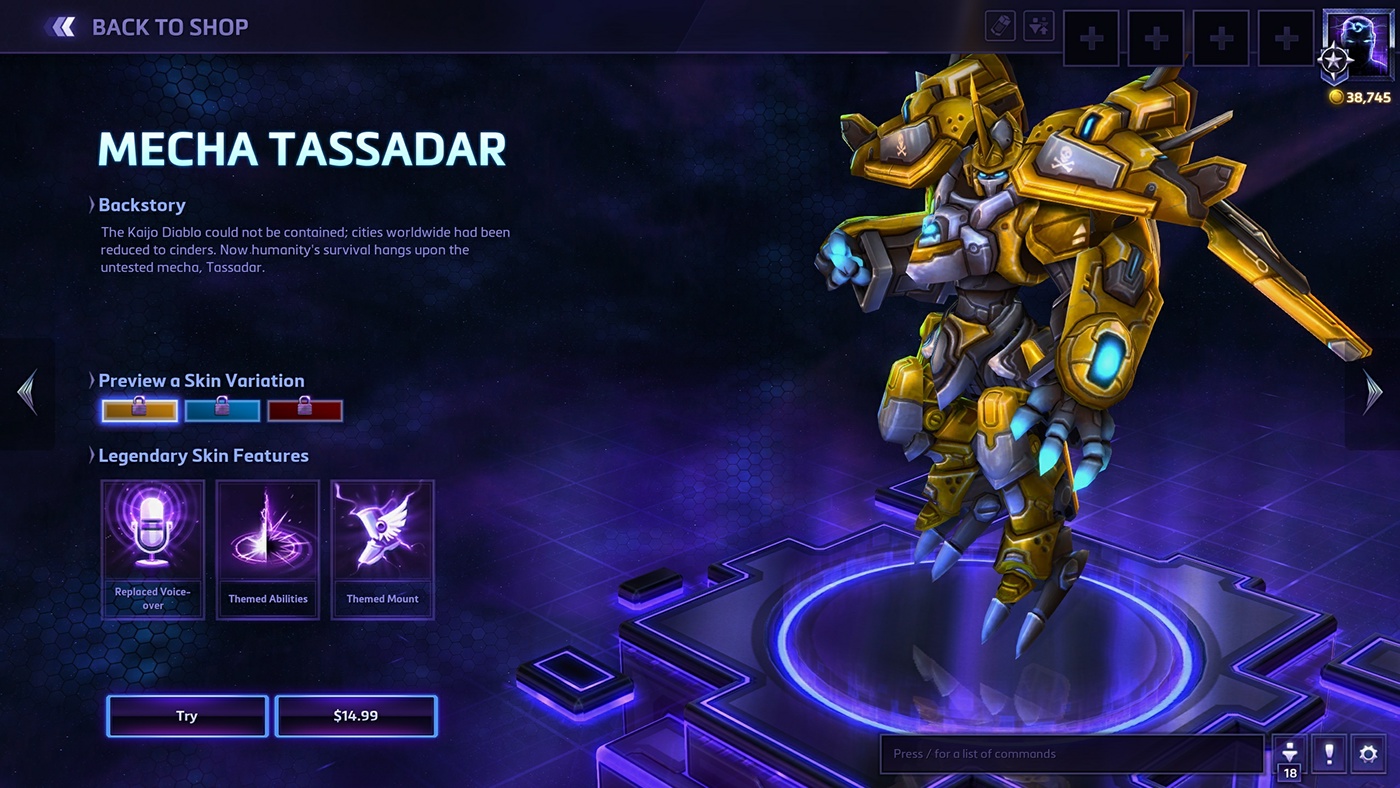 Heroes of the Storm - We've been hard at work on a number of UI