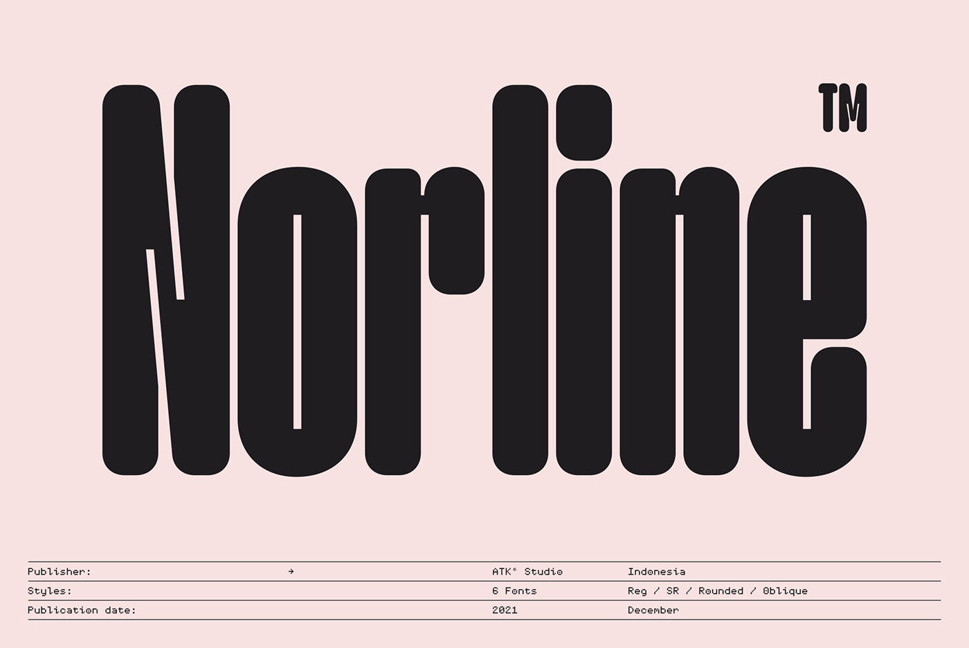 atk studio bold Display Norline norline font norline typeface radinal riki rounded sans serif semi rounded