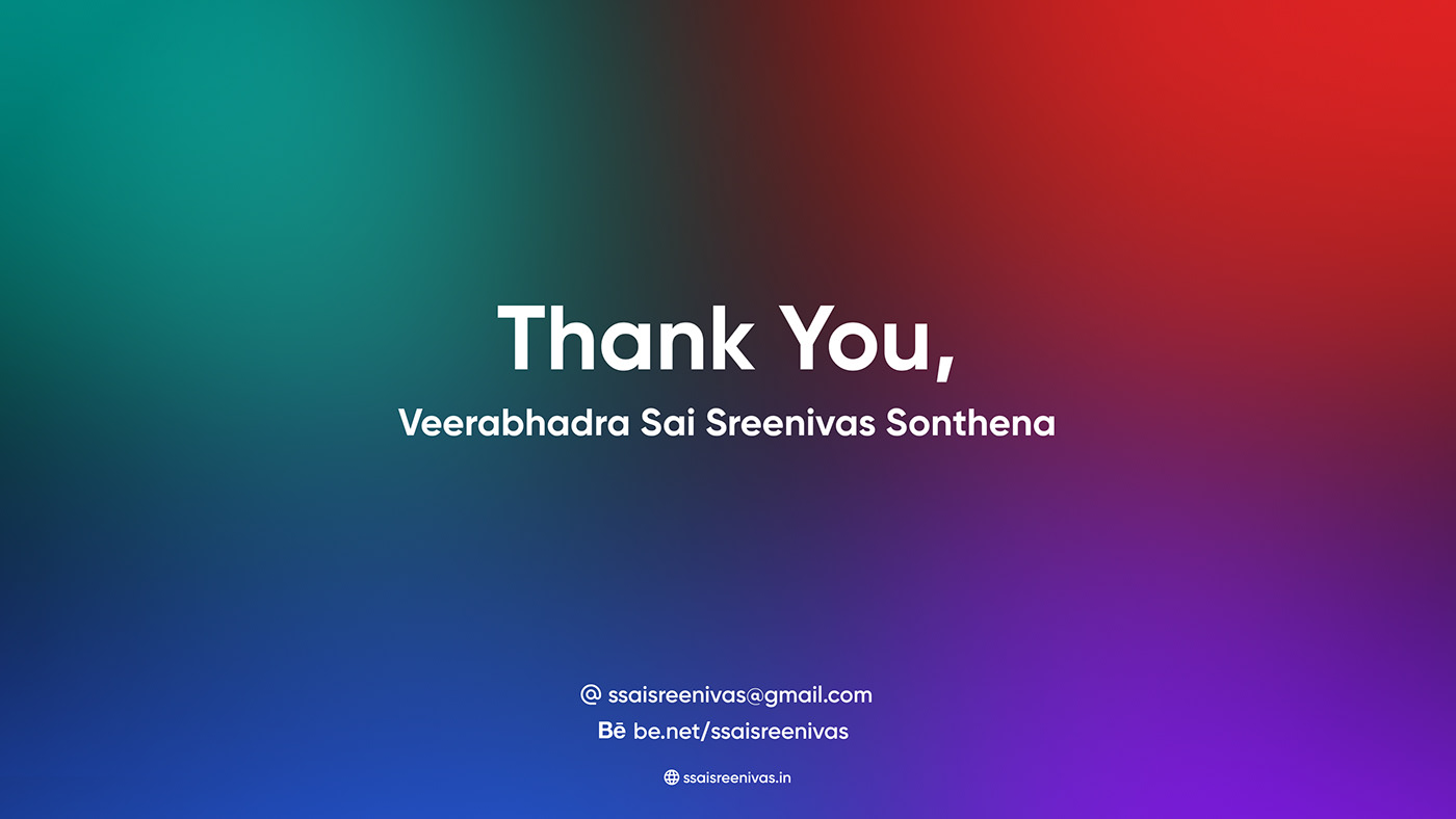 animation  branding  cool CV design thinking gradient portfolio portfolio 2021 Sai Sreenivas sonthena